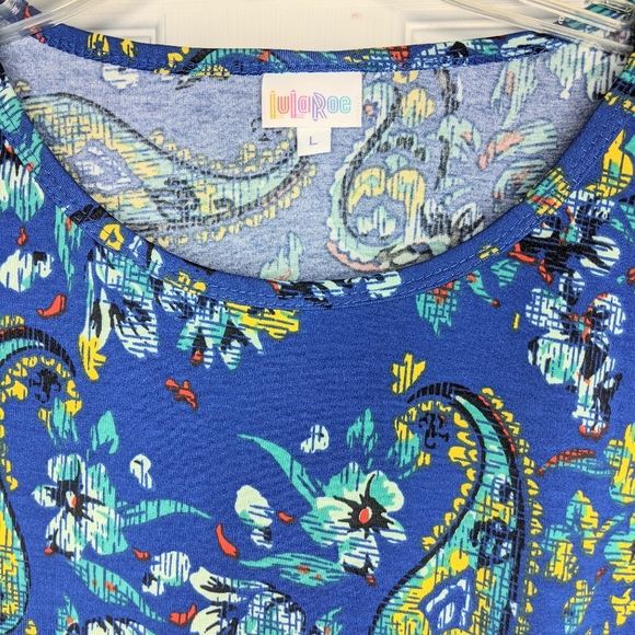 ⭐ BOGO SALE ⭐ 🆕 LulaRoe Debbie - blue paisley - Picture 3 of 4